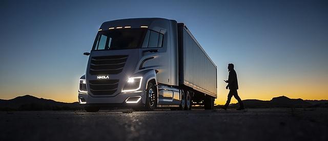 Bosch entwickelt zusammen mit Nikola Truck einen 40 Tonnen Lkw mit Brennstoffzellenantrieb