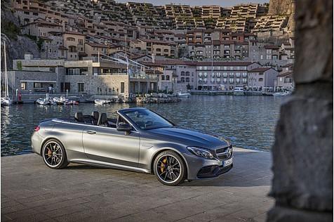 Das Mercedes-AMG C 63 S Cabriolet ist 4,69 Meter lang