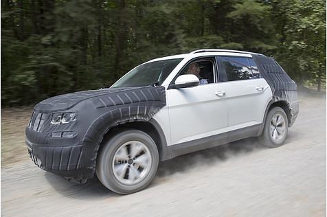 Volkswagen Midsize SUV USA - unterwegs bei letzten Testfahrten in Tennesse