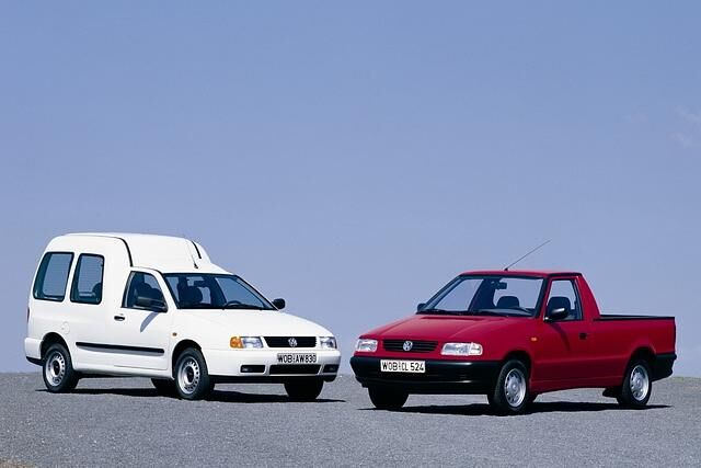 Zwischen 1995 und 2003 wurde der Modellname Caddy für zwei Fahrzeuge verwendet, die auf unterschiedlichen Plattformen entstanden