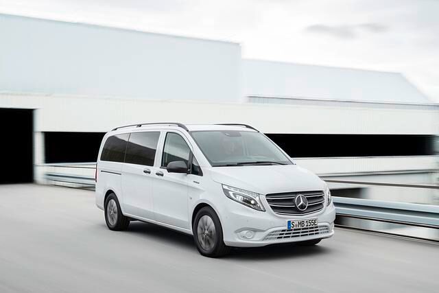Der elektrische Vito Tourer hat eine Reichweite von bis zu 421 Kilomtern