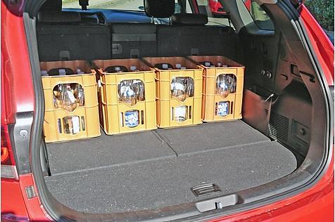 Vier Getränkekisten nebeneinander? Kein Problem.