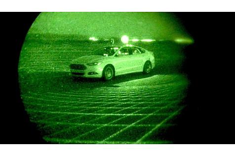 Natürlich muss das Autonome Fahren auch Nachts funktionieren