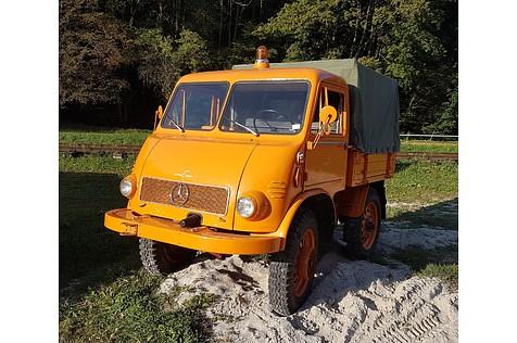 Unimog Baureihe 401 von 1952 - auch Sand bereitet keine Mühe