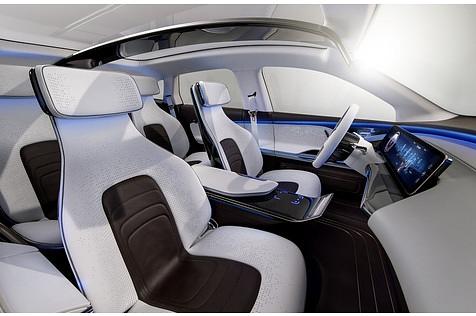 Der Innenraum des Mercedes Generation EQ