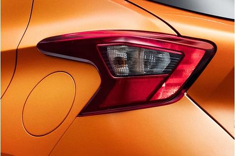 Boomerangförmige Leuchten zieren das Heck des neuen Nissan Micra.