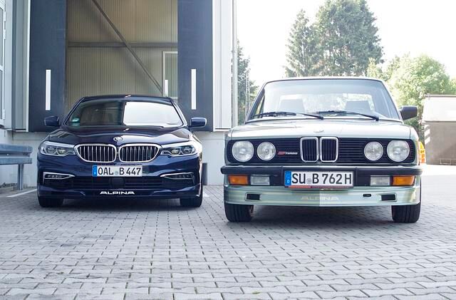 Impression: Alpina B7 Turbo trifft B5 Biturbo - Blaugrüne Traumkombination