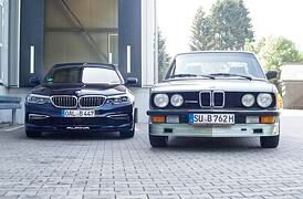 Impression: Alpina B7 Turbo trifft B5 Biturbo - Blaugrüne Traumkombination