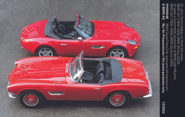 1955 debütierte der BMW 507