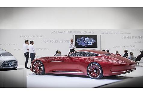Der Vision Mercedes-Maybach 6 ist ein echter Hingucker.