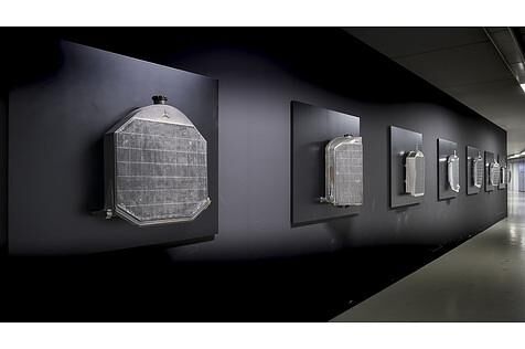 Die Kühlergrill-Galerie in Sindelfingen.