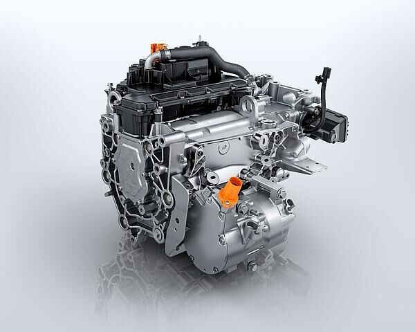 Der Elektromotor ist kompakt