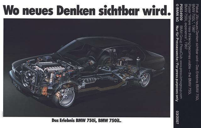 „BMW überholt alle“, titelte die Fachpresse schon 1987 nach ersten Testfahrten mit dem 750i