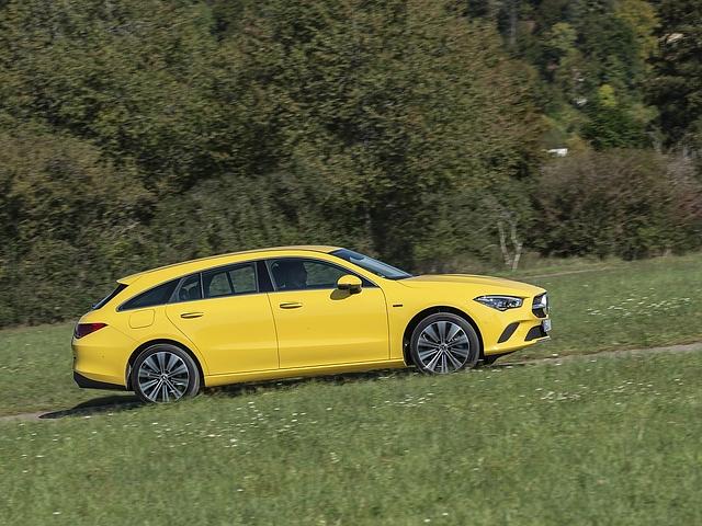 Mit dem Mercedes CLA 250 e Shooting Brake kann man durchaus flott unterwegs sein