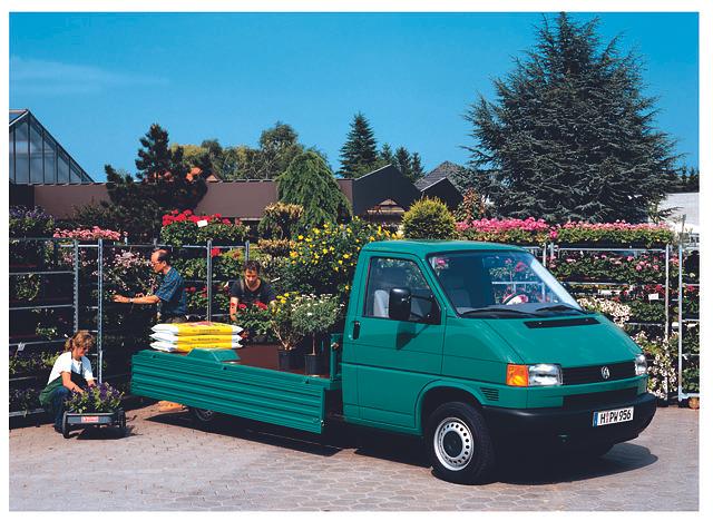 Der T4 Pritschenwagen ist auch heute noch gelegentlich zu sehen