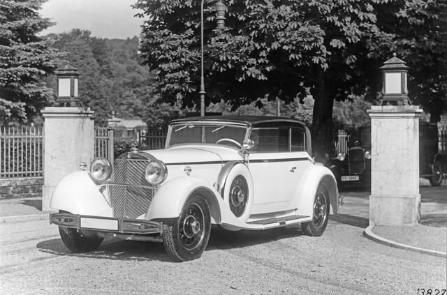 Auch als Cabriolet macht der Mercedes eine gute Figur