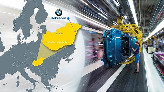 BMW Produktion im ostungarischen Debrecen