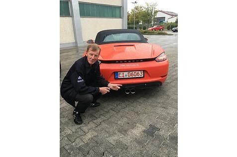 MTM Porsche 718 Boxster S - da lacht auch Walter Röhrl