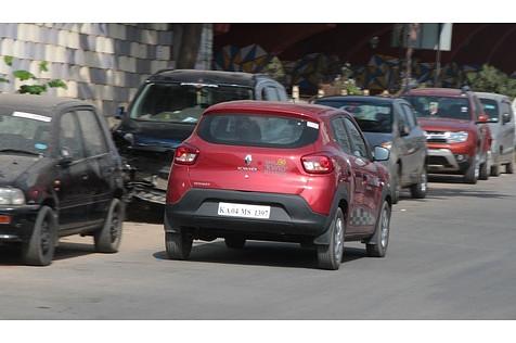 Auch von hinten ist der Renault Kwid ansehnlich