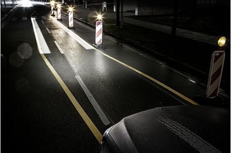 Über projizierte Hilfslinien käme man leichter durch Baustellen