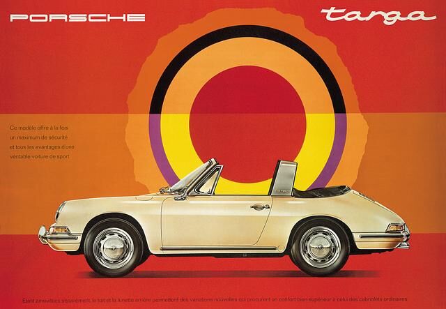 Den ersten 911 Targa hat Porsche als sicheres und komortables Cabriolet beworben