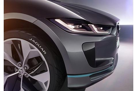 Jaguar I-Pace Concept 2016 - rollt auf mächtigen 23 Zöllern