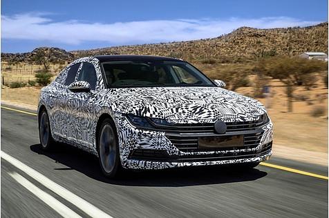 VW Arteon Prototyp - das Motorenportfolio reicht von 150 bis weit über 300 PS
