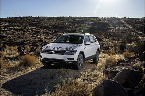 VW Tiguan Allspace Prototyp in Südafrika