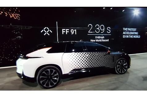 Faraday Future 91 Event Las Vegas