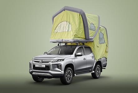 Mitsubishi L200 - Zelten auf dem Pick-up