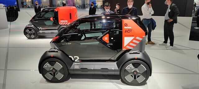 Der kleine Stromer benötigt wenig Verkehrsfläche, außerdem ist der Energiebedarf niedrig