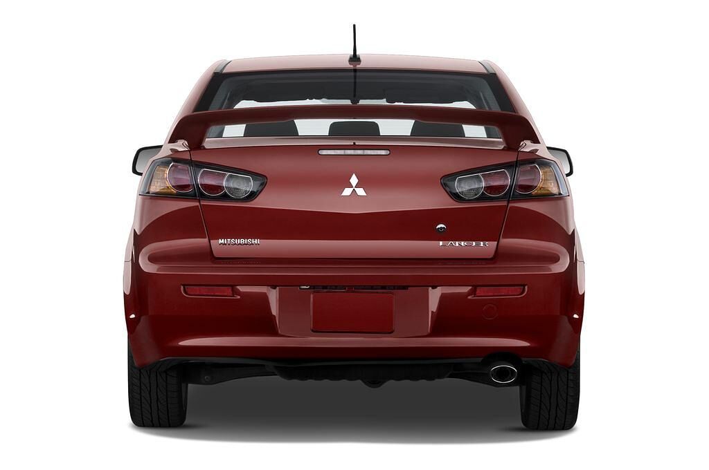 Mitsubishi Lancer (Baujahr 2010) Intense 5 Türen Heckansicht