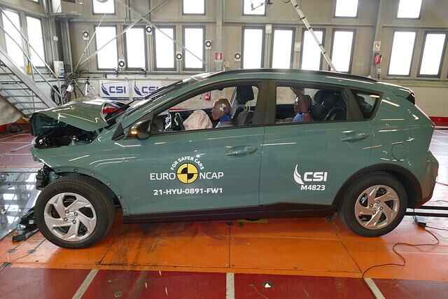 Lediglich beim kleinen Bayon konnte Hyundai lediglich vier Sterne einfahren