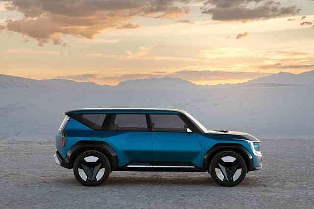 Das Konzeptauto hat Kia auf mächtige 22-Zoll-Räder gestellt