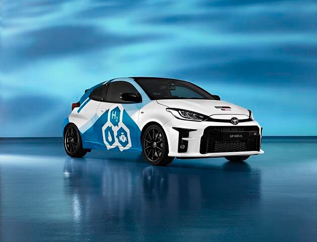 Der Toyota Jaris GR H2 fährt mit Wasserstoff