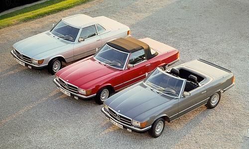 Tradition 50 Jahre Mercedes-Benz 280 SL bis 560 SL (R 107) - Deutschlands beliebtestes Oldtimer-Cabriolet