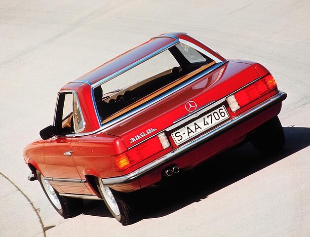 Mercedes-Benz Typ 350 SL Baureihe R107 ab 1971 - hier mit Hardtop