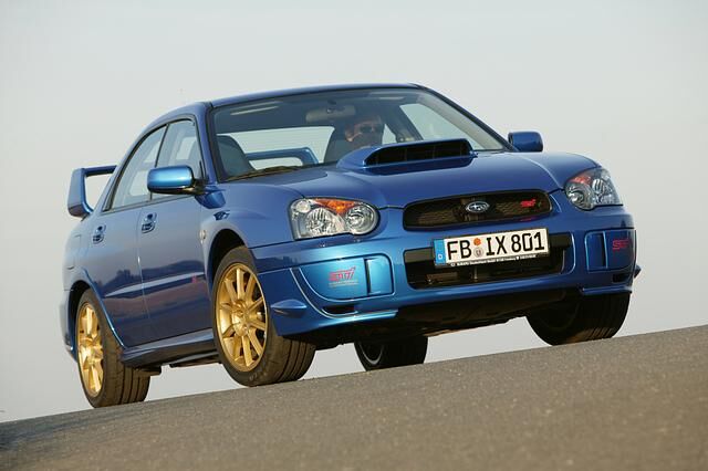 Ein Ausrufezeichen: Der Subaru Impreza WRX STi aus dem Jahr 2004