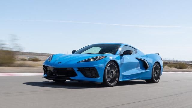 Die Corvette hat einen Mittelmotor