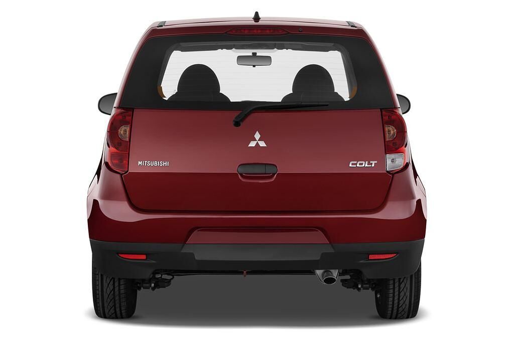 Mitsubishi Colt (Baujahr 2010) - 5 Türen Heckansicht