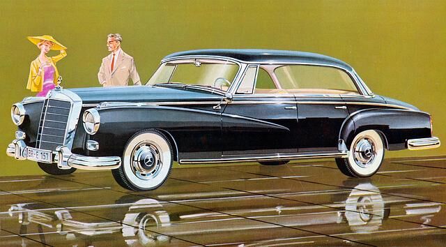 Nicht zuletzt Herren in den besten Jahren sollten sich in einem Mercedes 300 sehen