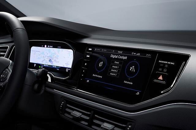 Die Infotainment-Topversion bietet im Polo einen Touchscreen mit über 9 Zoll Bildschirmdiagonale