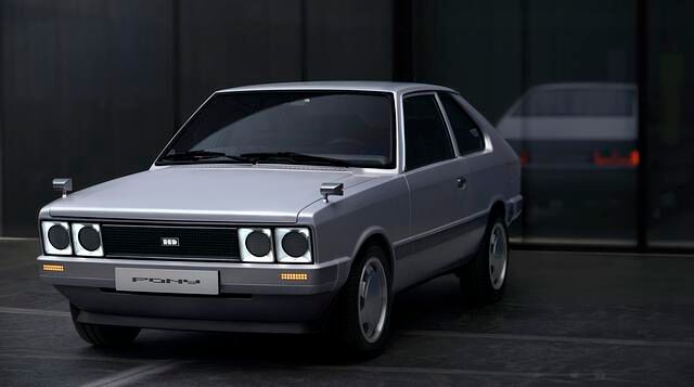 Hyundai Pony Heritage-Studie  - Futuristischer Ur-Typ