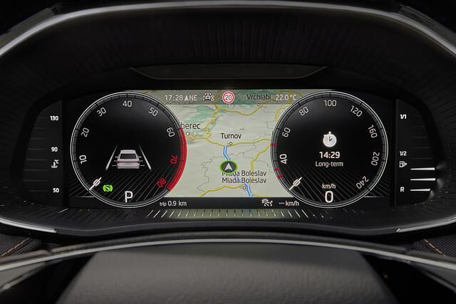 Gegen Aufpreis kann man den neuen Skoda Fabia mit virtuellem Cockpit bekommen