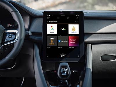 Polestar-App  - Entertainment beim Laden  