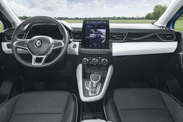 Modern, schick, stylish: Der Innenraum des Captur E-Tech kann, sofern entsprechend Ausstattung dabei ist, richtig nobel aussehen