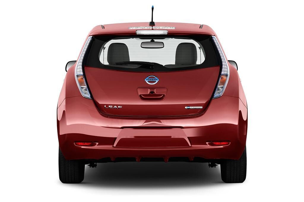 Nissan Leaf (Baujahr 2011) - 5 Türen Heckansicht