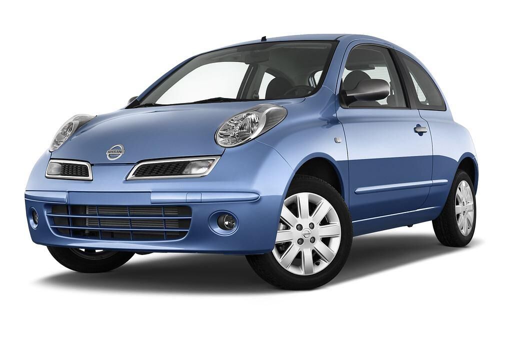 Nissan Micra (Baujahr 2009) Connect 3 Türen seitlich vorne mit Felge