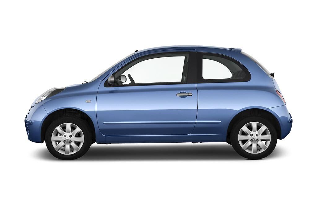 Nissan Micra (Baujahr 2009) Connect 3 Türen Seitenansicht
