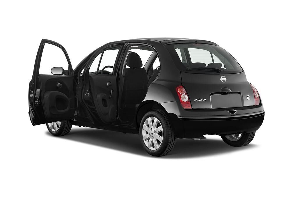 Nissan Micra (Baujahr 2009) Visia 5 Türen Tür geöffnet